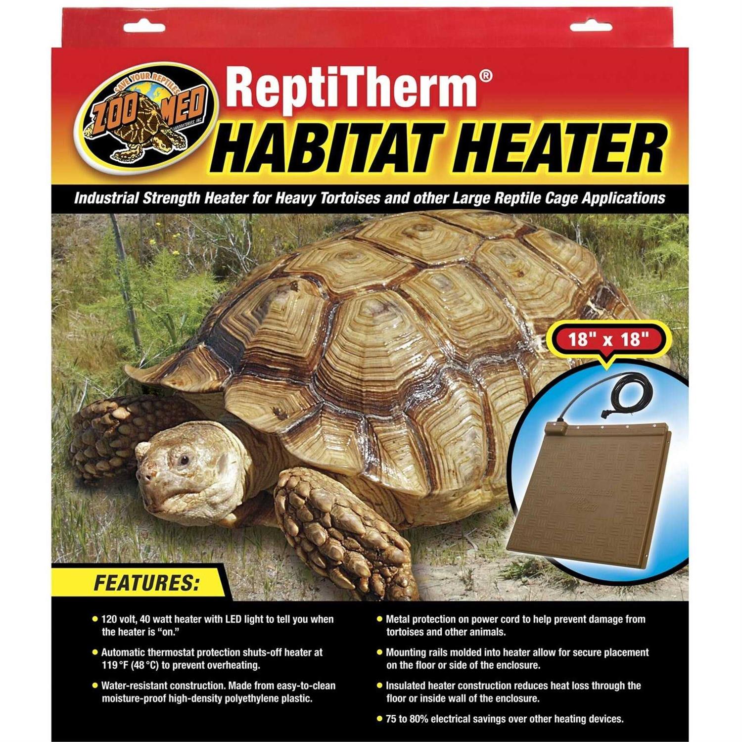 Zoo Med ReptiTherm Habitat Heater - Healthber