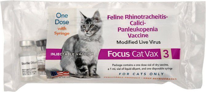 Focus Cat Vax 3 Cat Vaccine - Healthber
