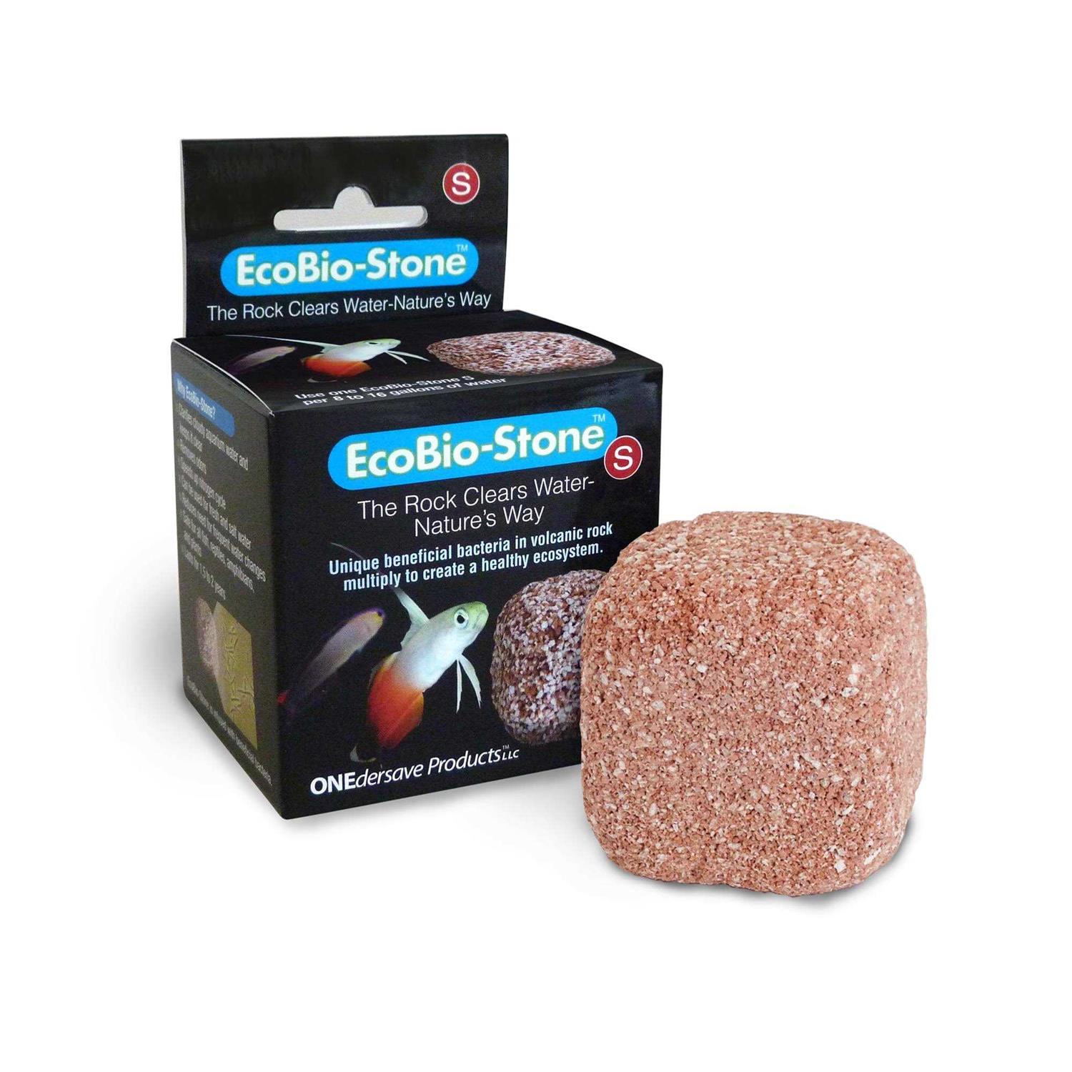 EcoBio-Block Stone for Aquariums, Small Natural Water Clarifier and Odor Remover - Healthber