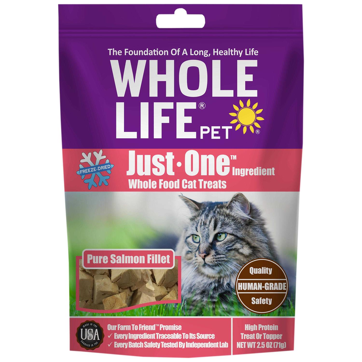 Whole Life Pet Just One Ingredient Salmon Cat Treats - Healthber