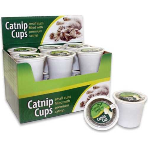 Multipet Catnip Garden Catnip Cups, 12 count - Healthber