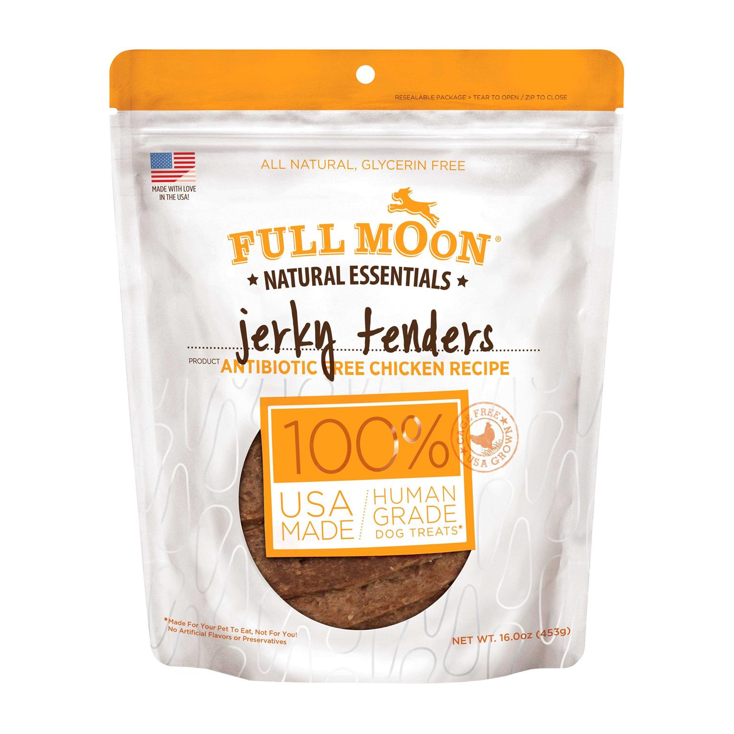 Full Moon Chicken Jerky Tenders Dog Treats - Healthber