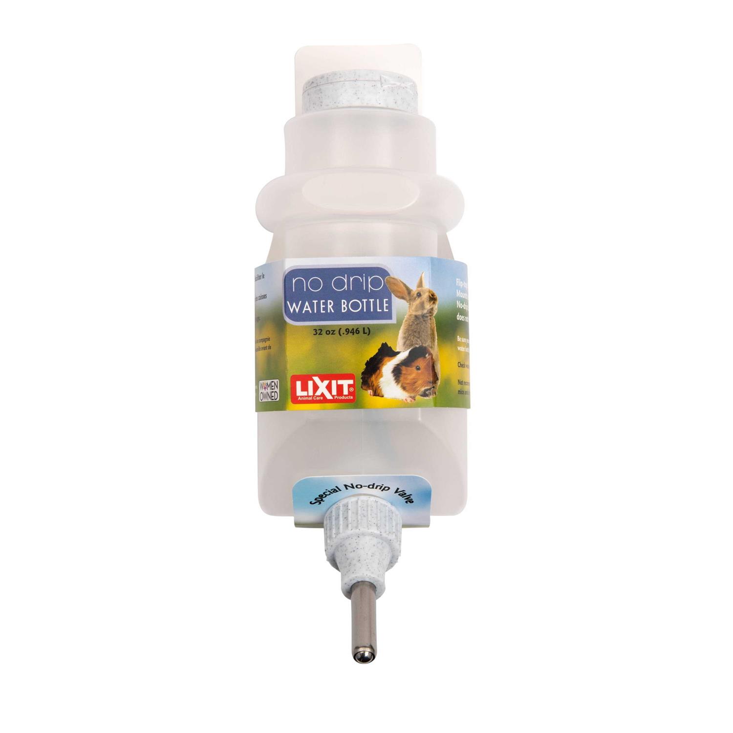 Lixit No-Drip Top-Fill Rabbit Water Bottle - Healthber