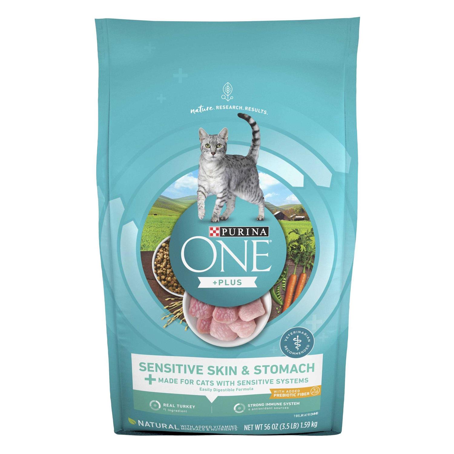Purina ONE Sensitive Systems Dry Cat Food - Healthber