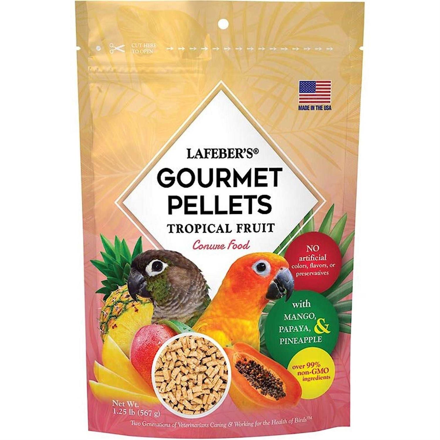 Lafeber Gourmet Pellets Tropical Fruit Bird Food - Healthber