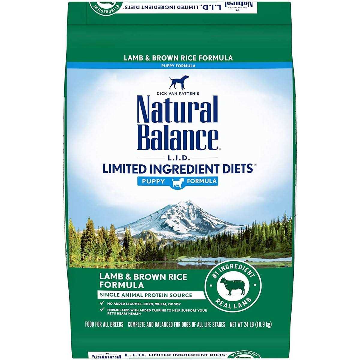 Natural Balance Limited Ingredient Diets Puppy Lamb & Brown Rice Dry Dog Food - Healthber