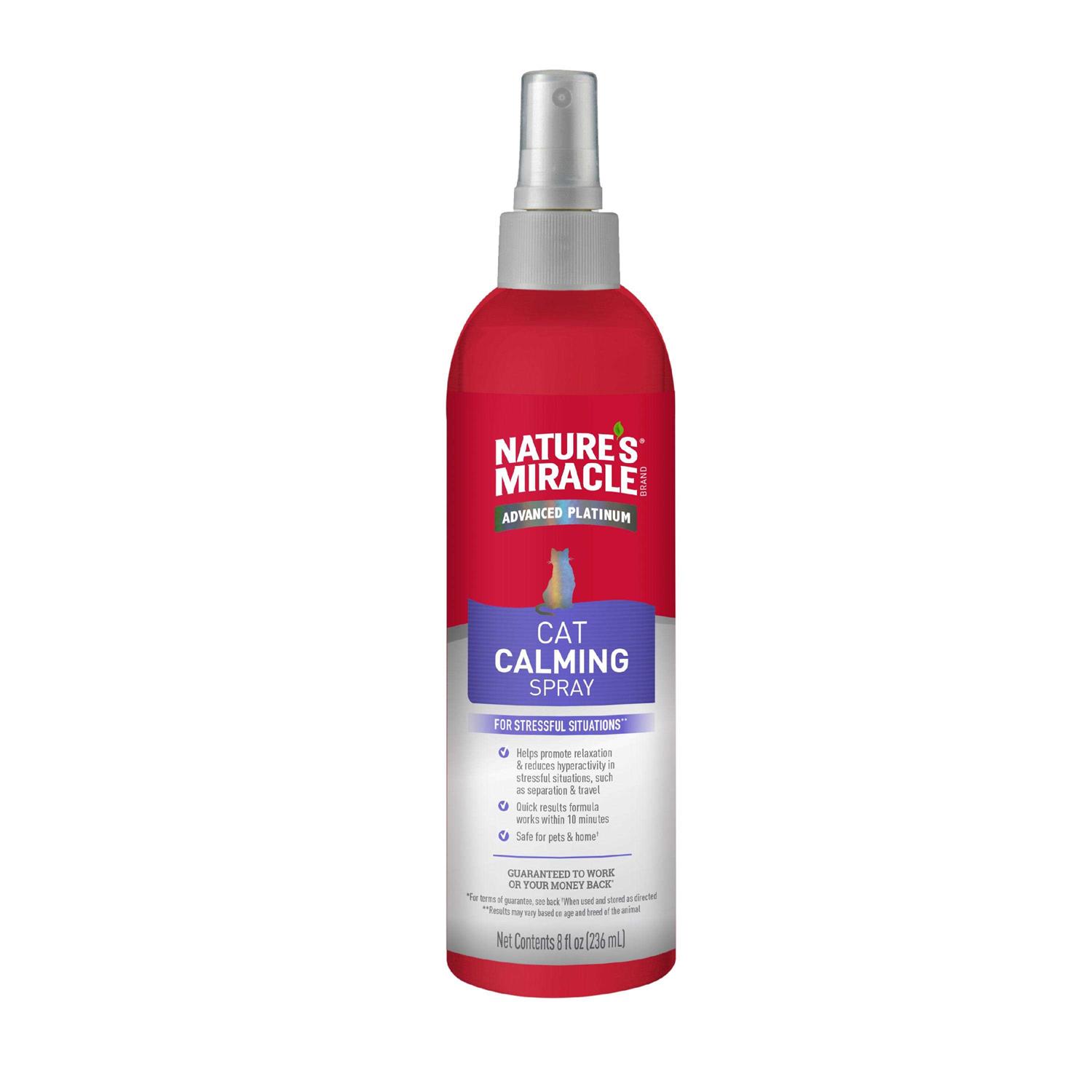 Nature’s Miracle Advanced Platinum Cat Calming Spray - Healthber