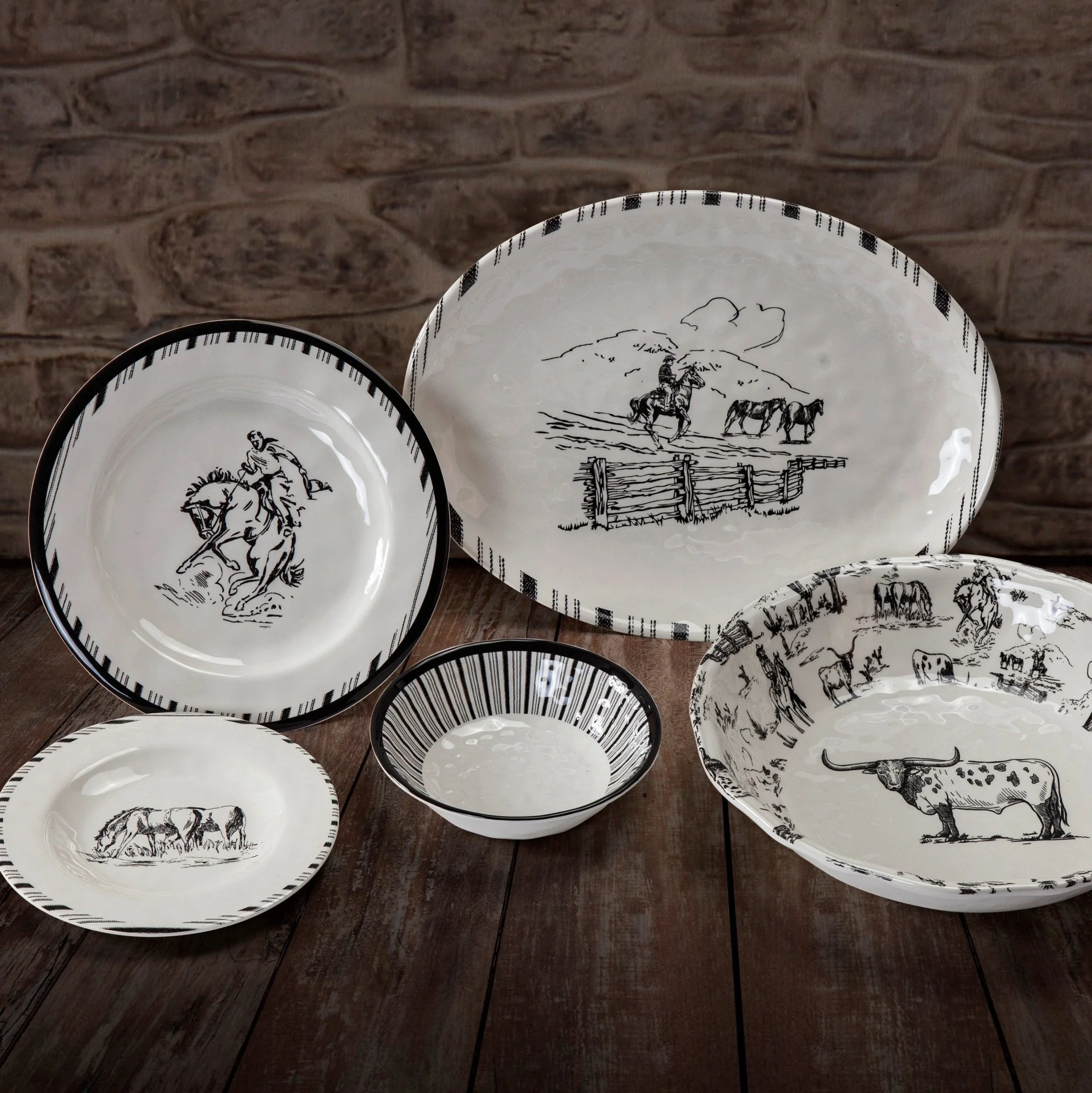 Ranch Life Melamine Bowl, 4 Piece - Healthber