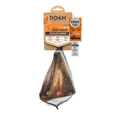 Roam Dog Treats Bucky Chucky Venison Scapula - Healthber