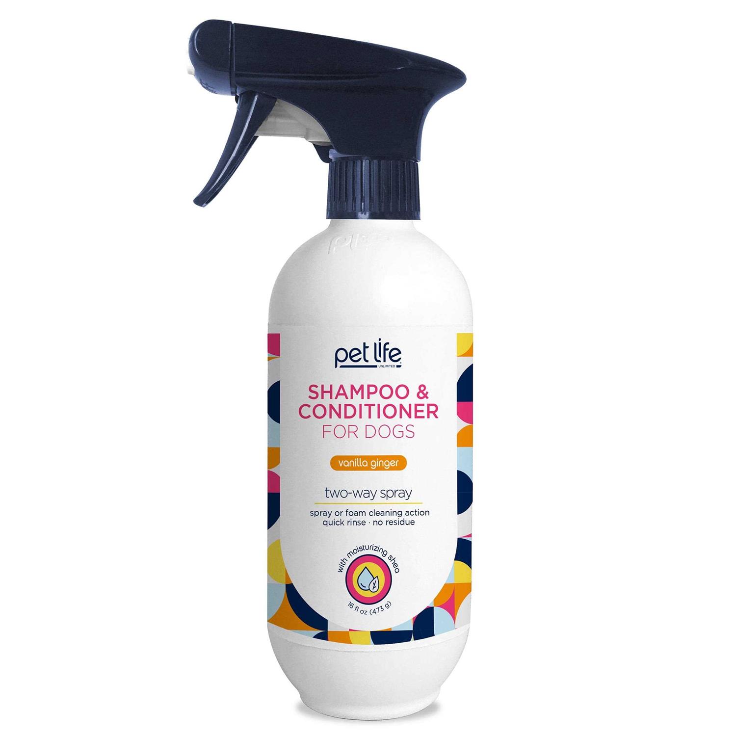 Pet Life Unlimited Dog Shampoo & Conditioner with Two-Way Spray - Healthber