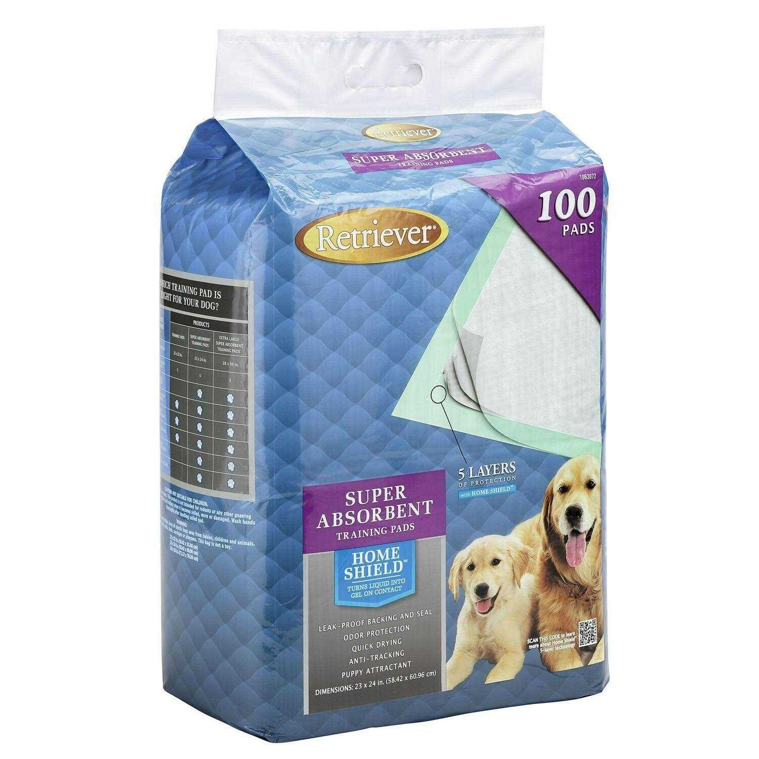 Retriever Super Absorbent Dog Training Pads with Home Shield - Healthber