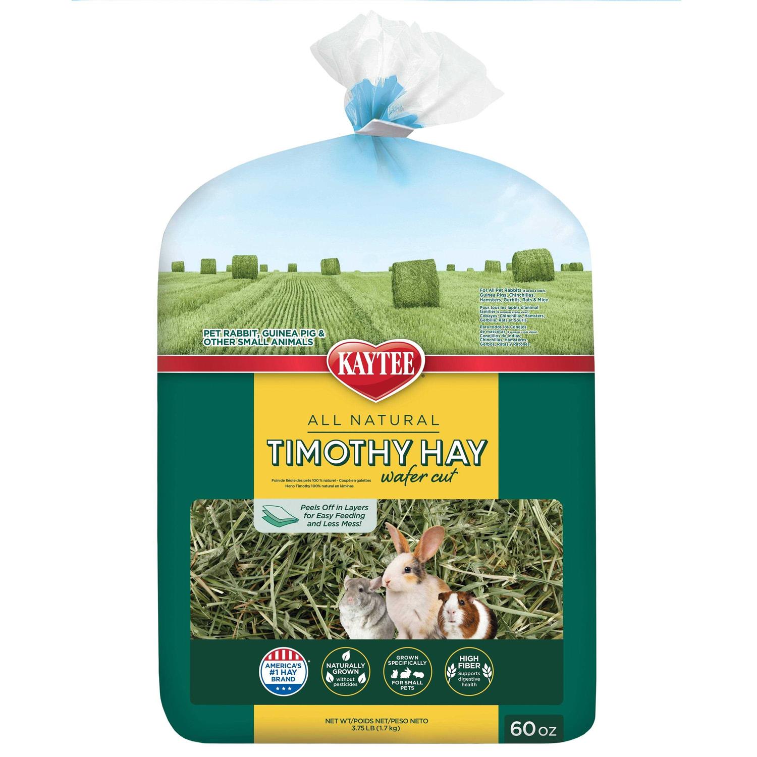 Kaytee Wafer Cut Timothy Hay - Healthber