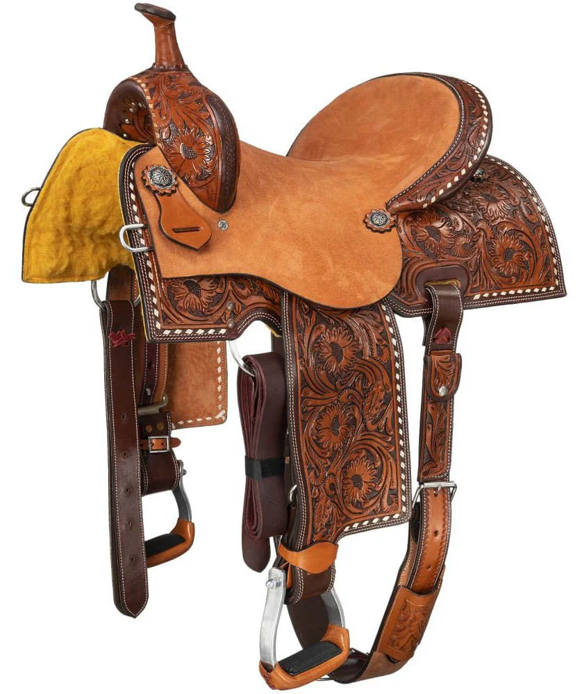 Silver Royal Autry Barrel Saddle - Healthber