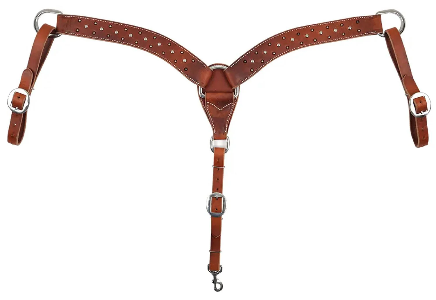 Reinsman Rosewood & Spots Breast Collar, Full - Healthber