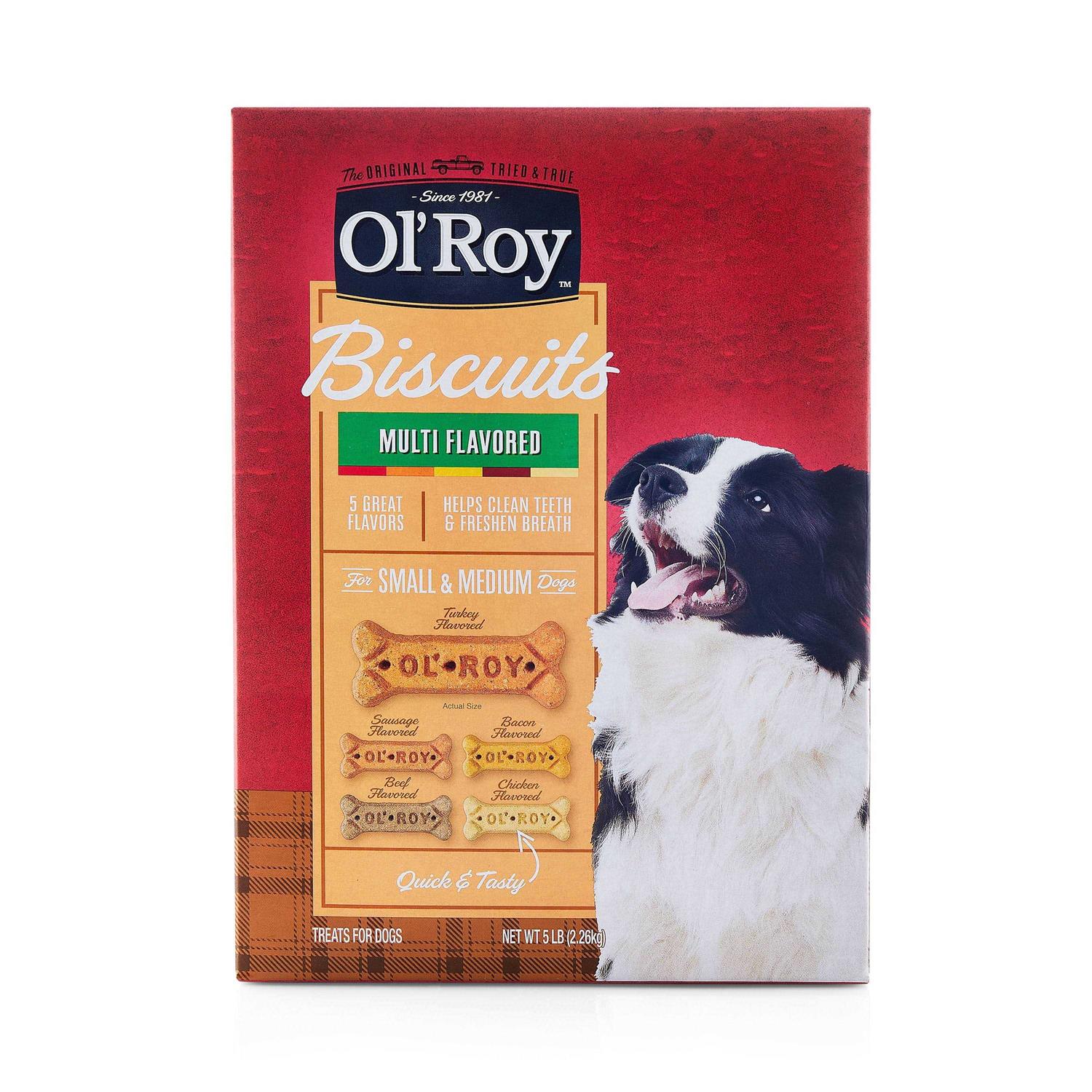 Ol’ Roy Multi Flavored Biscuits for Small and Medium Breeds - Healthber