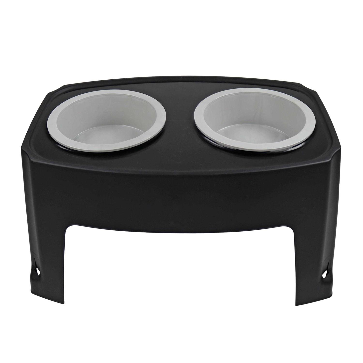 Vibrant Life Elevated 52-oz Dog Feeder with Bowls - Healthber