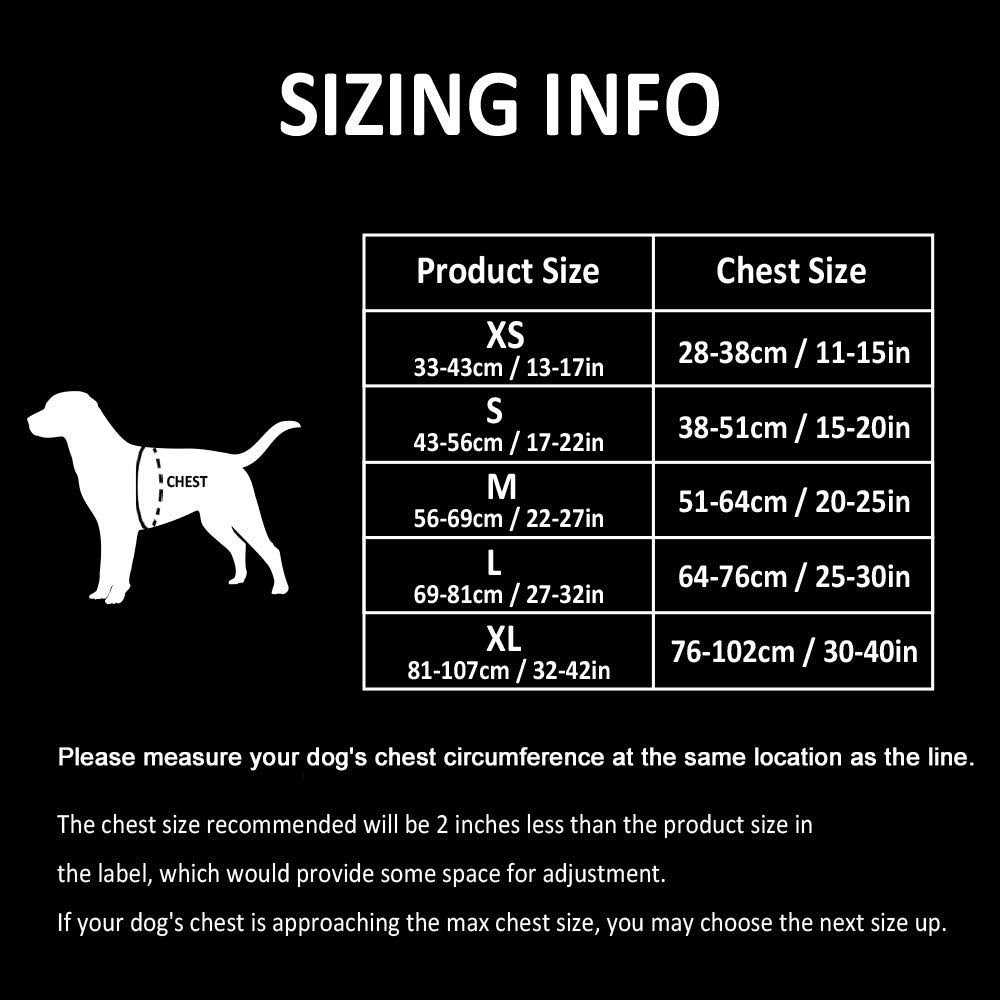 Chai’s Choice Premium Outdoor Adventure Dog Harness 3M Reflective Vest Leash Matching Leash - Healthber