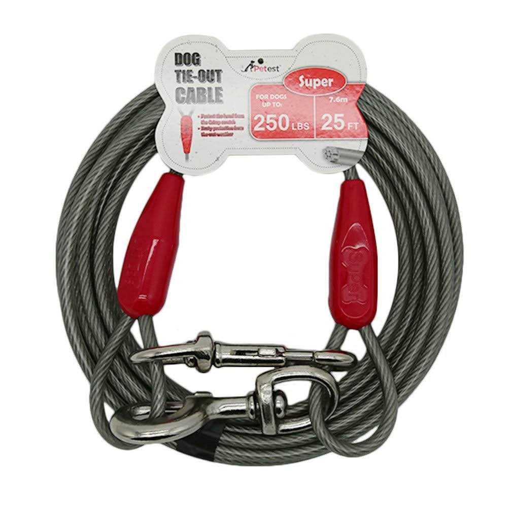Petest Reflective Tie-Out Cable Dogs Up - Healthber