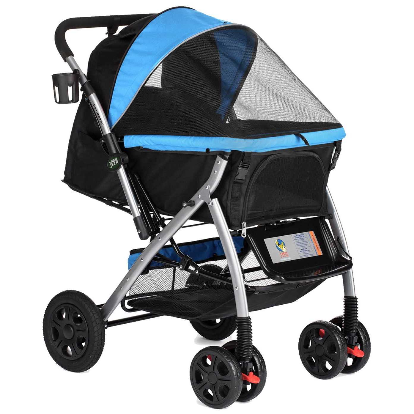 HPZ Rover Premium Heavy Duty Pet Stroller - Healthber
