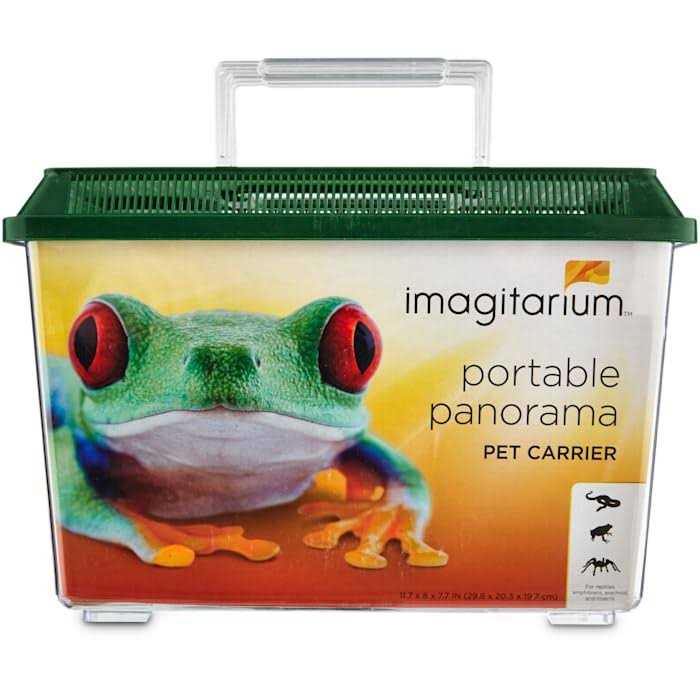 Imagitarium Medium Reptile Pet Carrier - Healthber