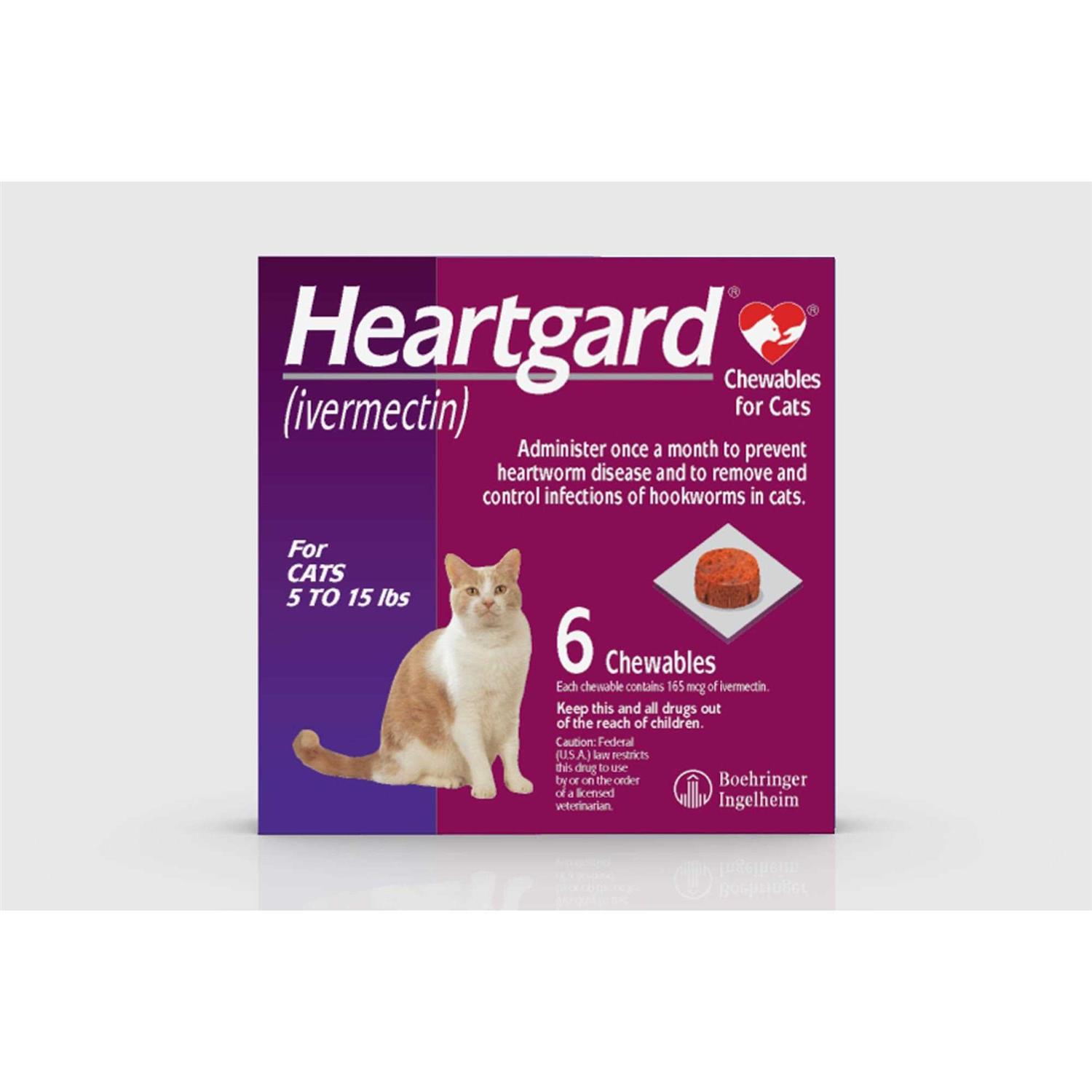 Merial Ltd Heartgard Chewables for Cats 5-15 lbs - Healthber