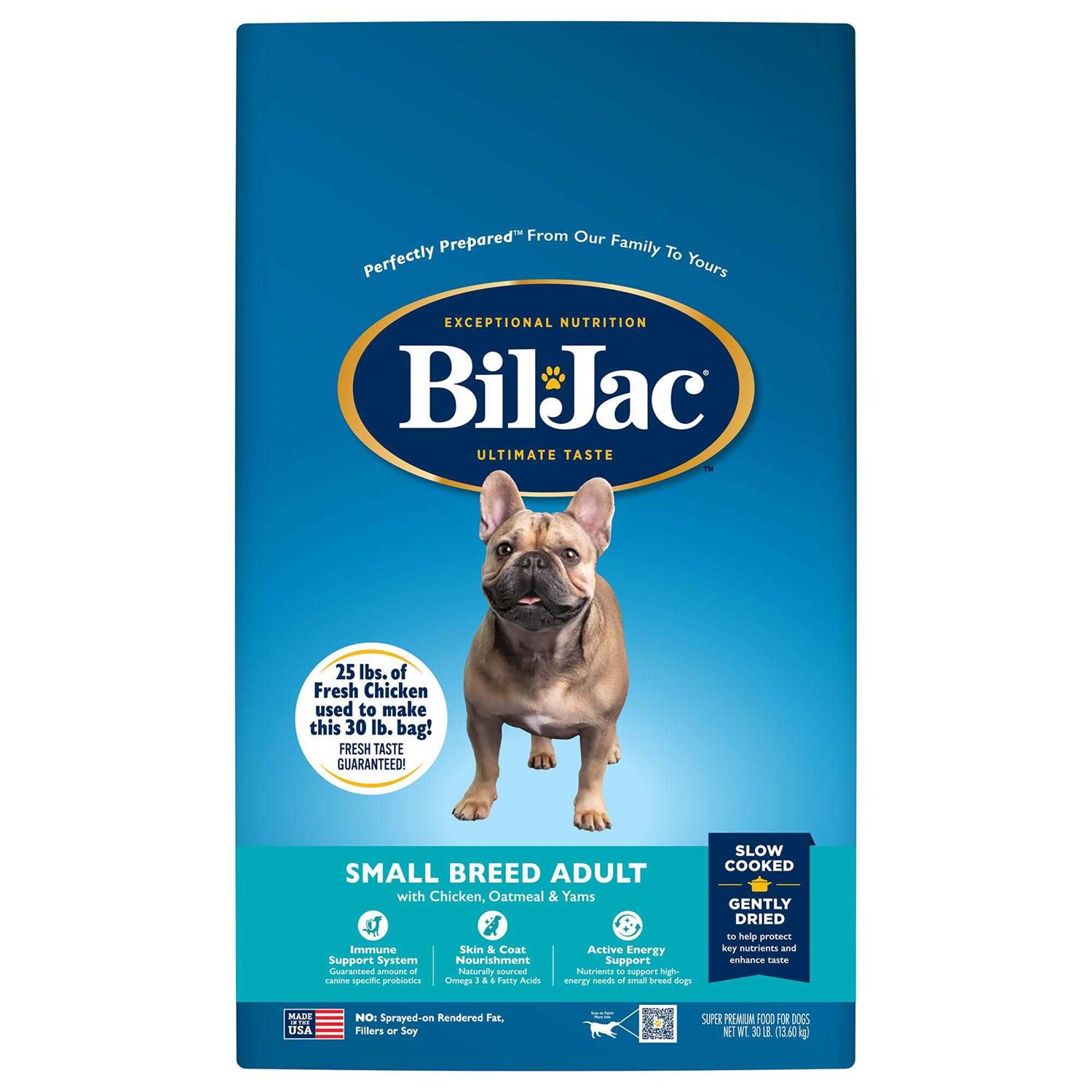 Bil-Jac Small Breed Adult Dry Dog Food - Healthber