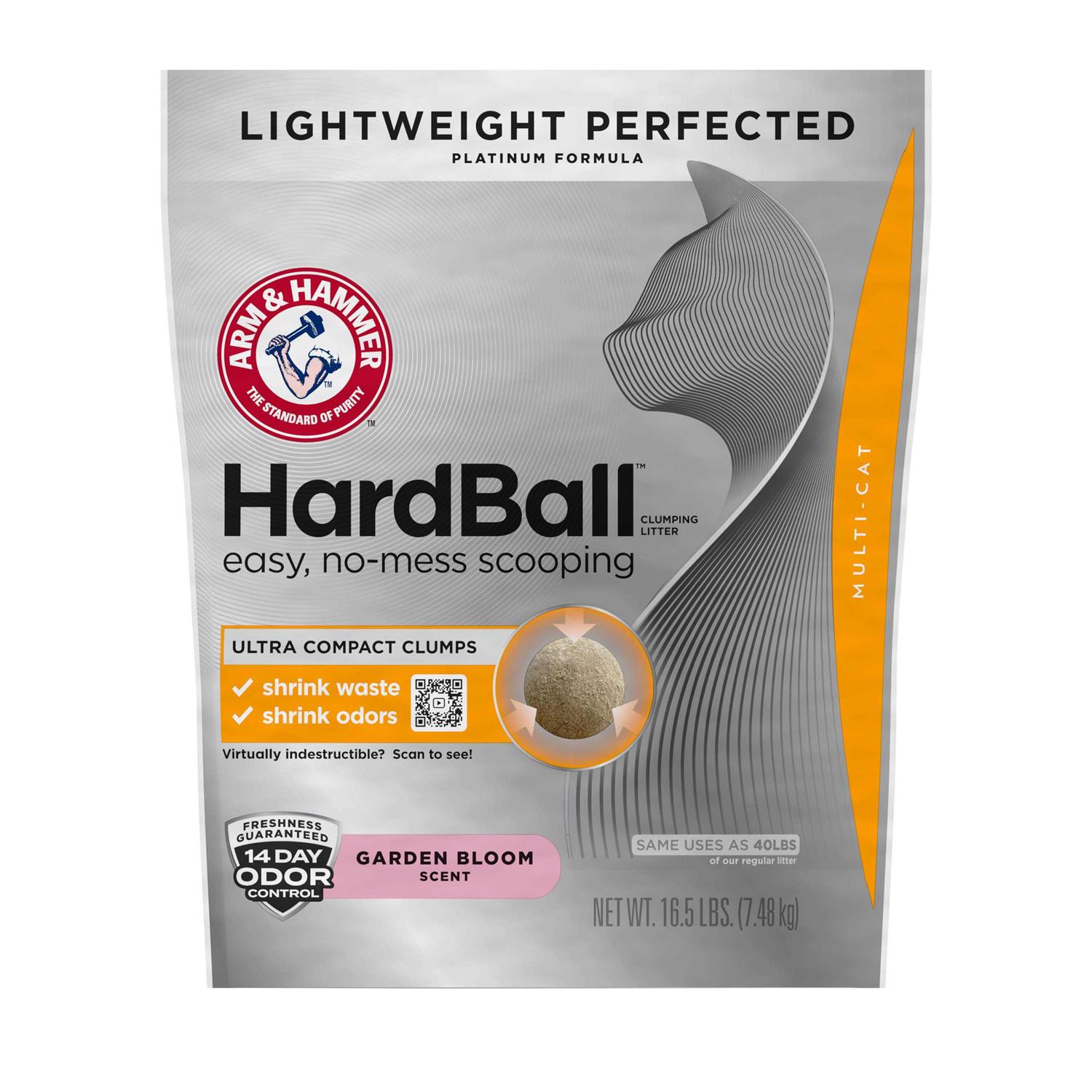 Arm & Hammer Hardball Clumping Cat Litter Lightweight - Healthber