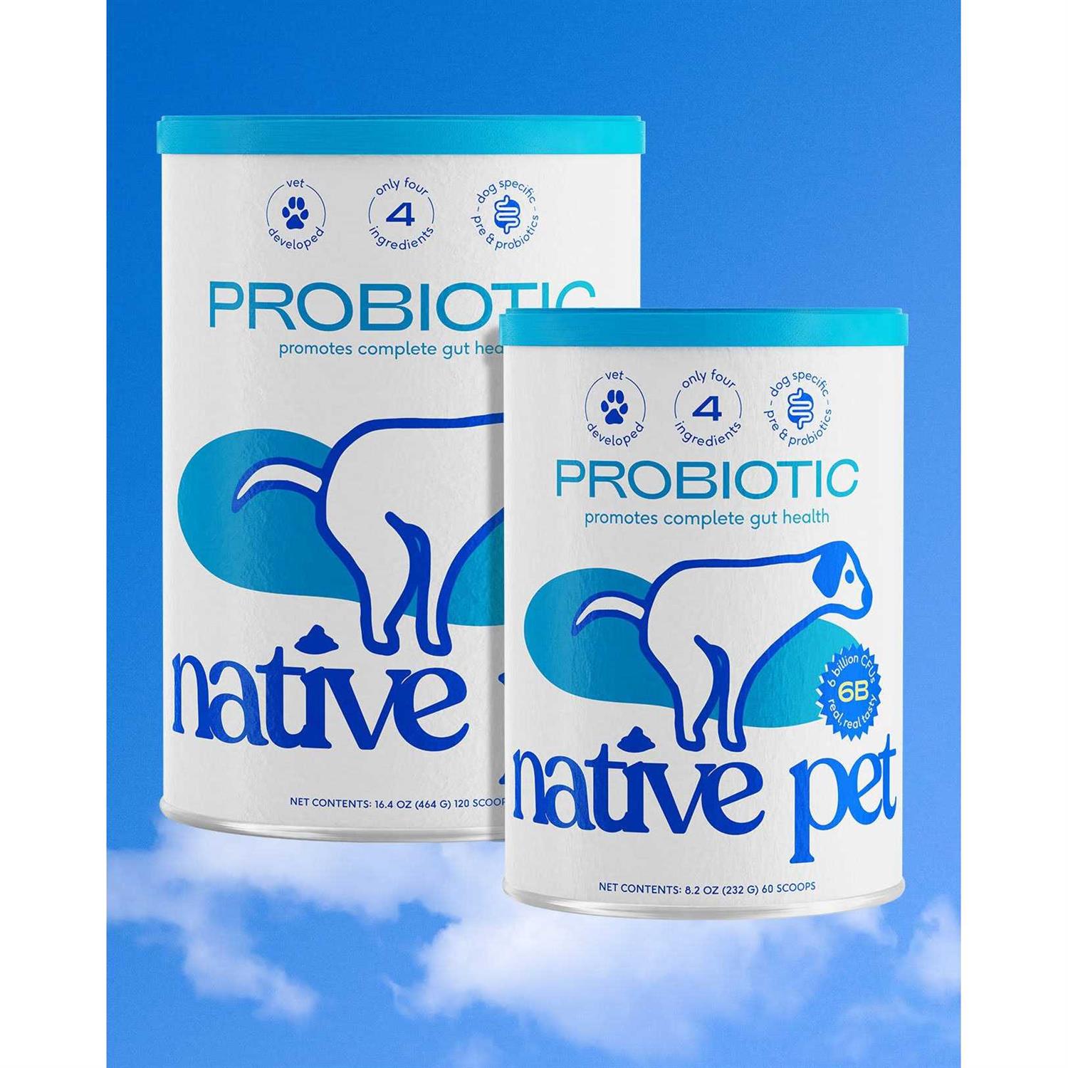 Native Pet Probiotic Powder for Dogs - Healthber