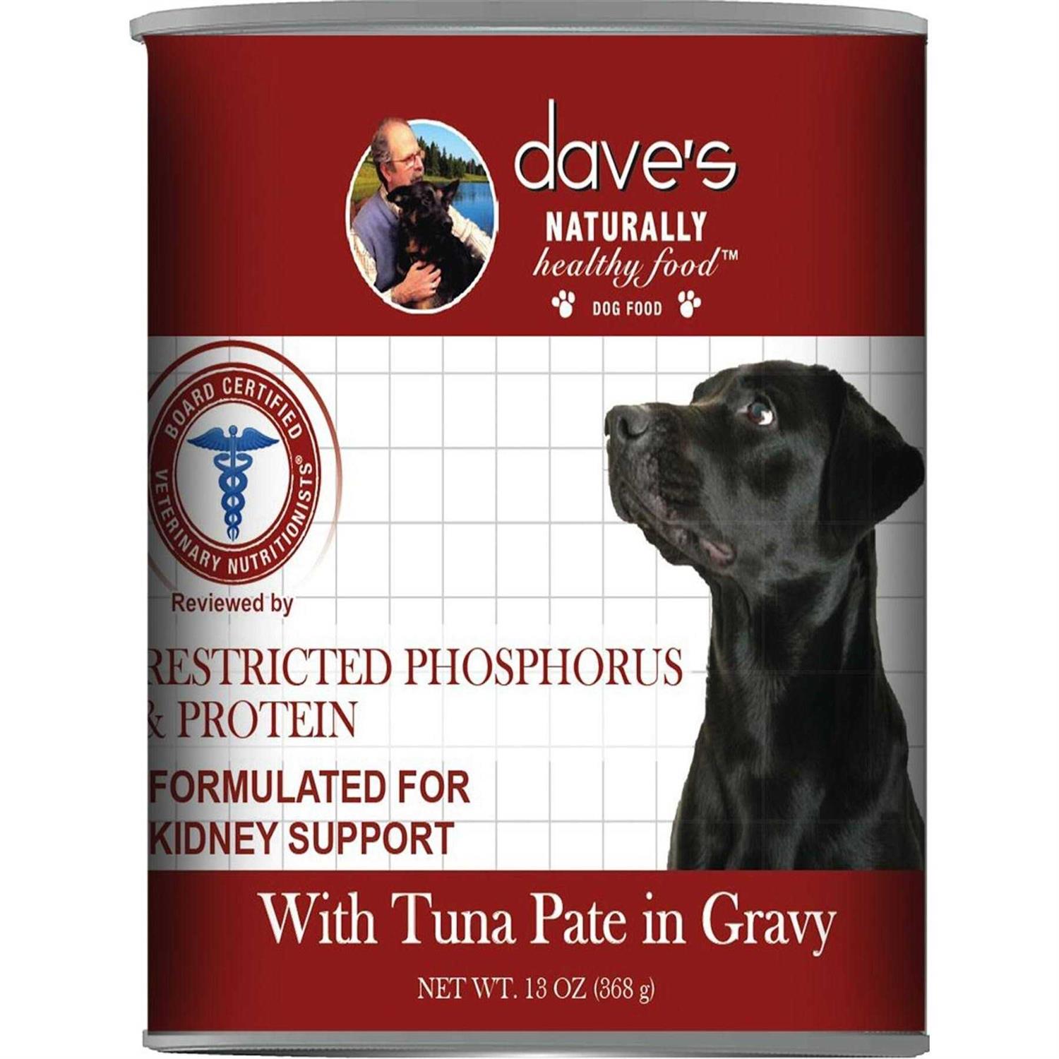 Dave’s Pet Food Restricted Protein Tuna Pate in Gravy Wet Dog Food - Healthber