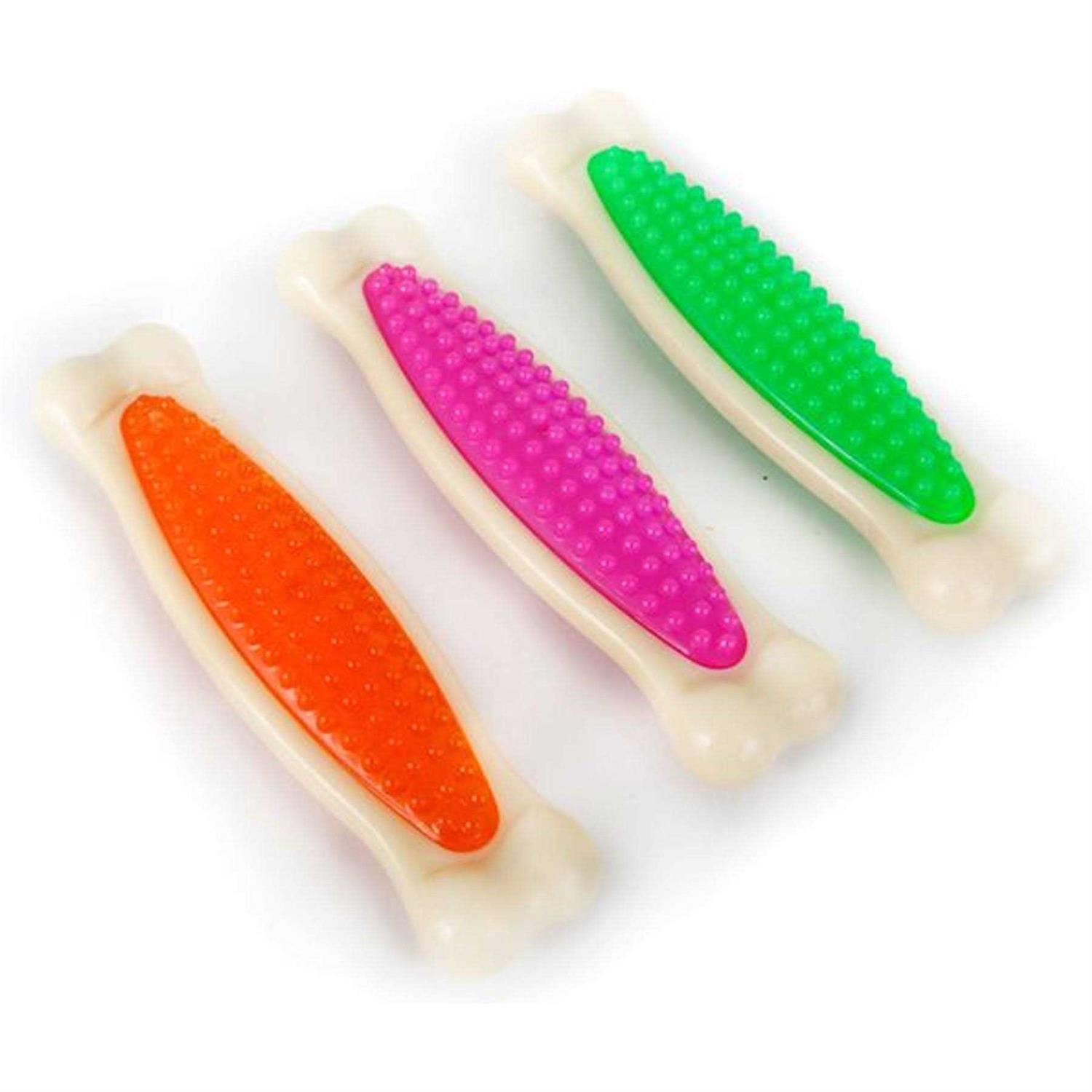 Hartz Chew ‘n Clean Tuff Bone Tough Dog Chew Toy - Healthber