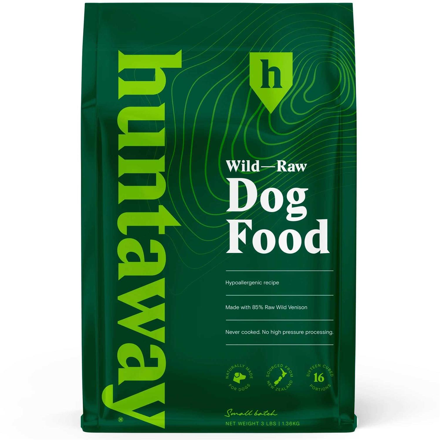 Huntaway Frozen Wild Venison Raw Dog Food - Healthber