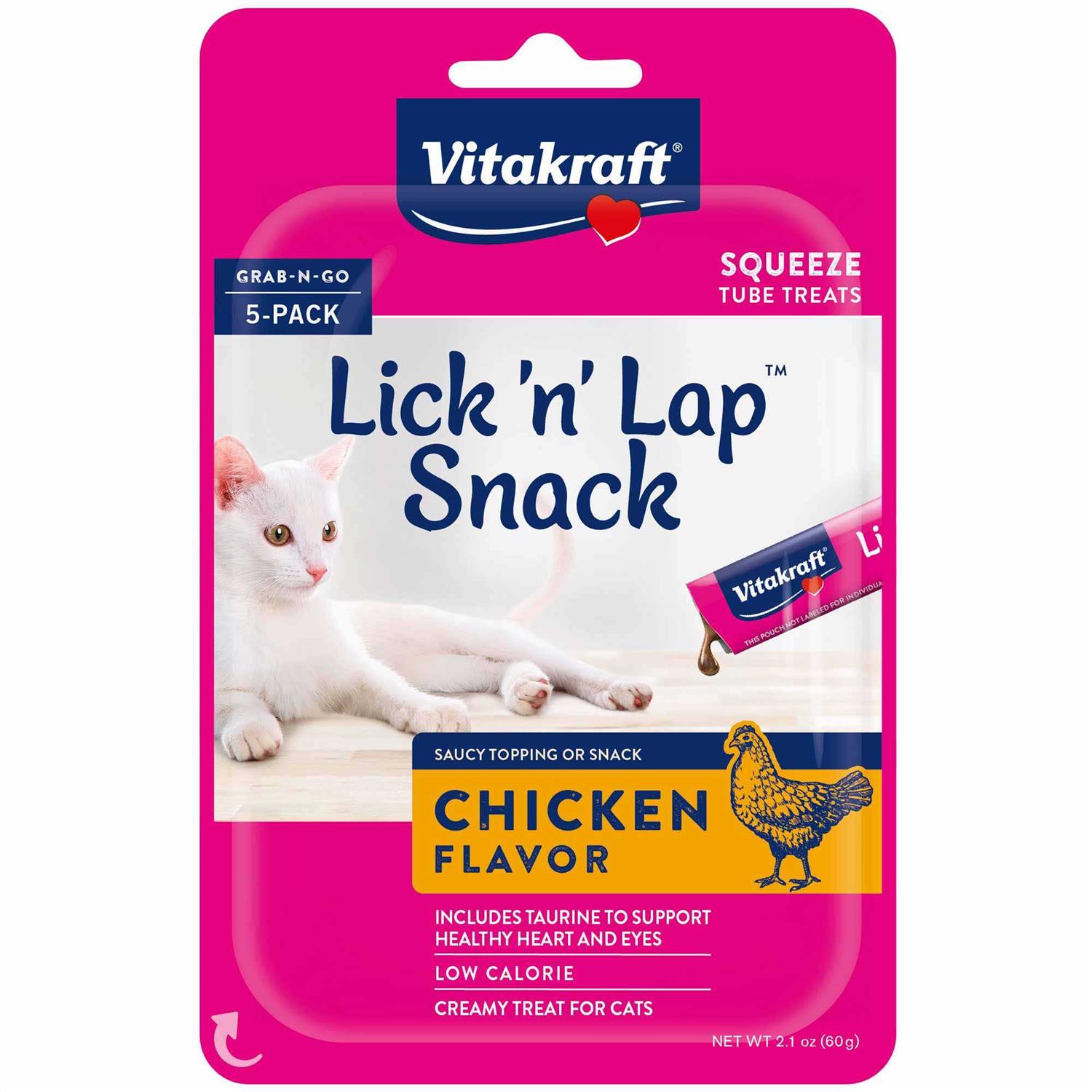 Vitakraft Lick N Lap Snack Cat Treat - Healthber