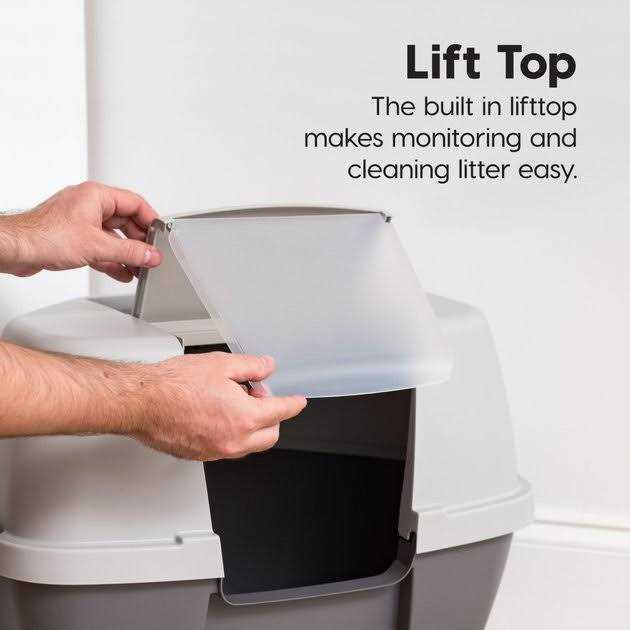 IRIS USA Hooded Cat Litter Box with Scoop - Healthber