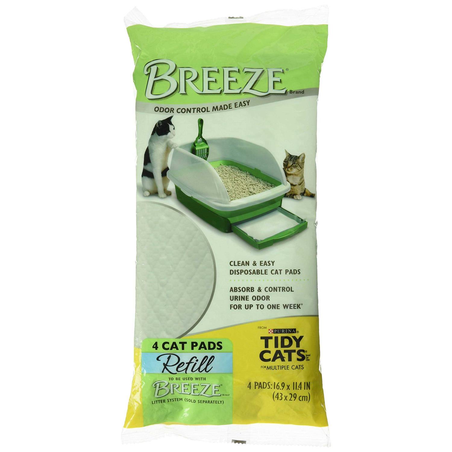 Tidy Cats Breeze Cat Pads Refill pack - Healthber