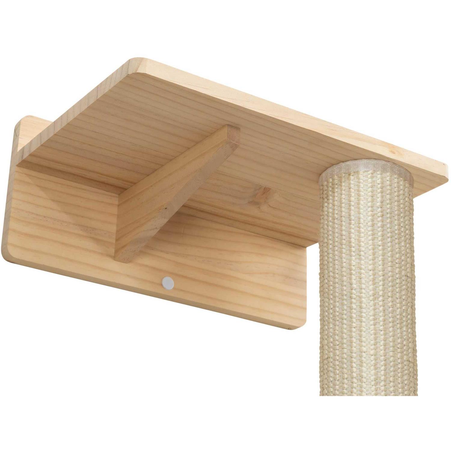 TRIXIE Wall Set 1 Wall Mount Cat Scratching Post with Perch - Healthber