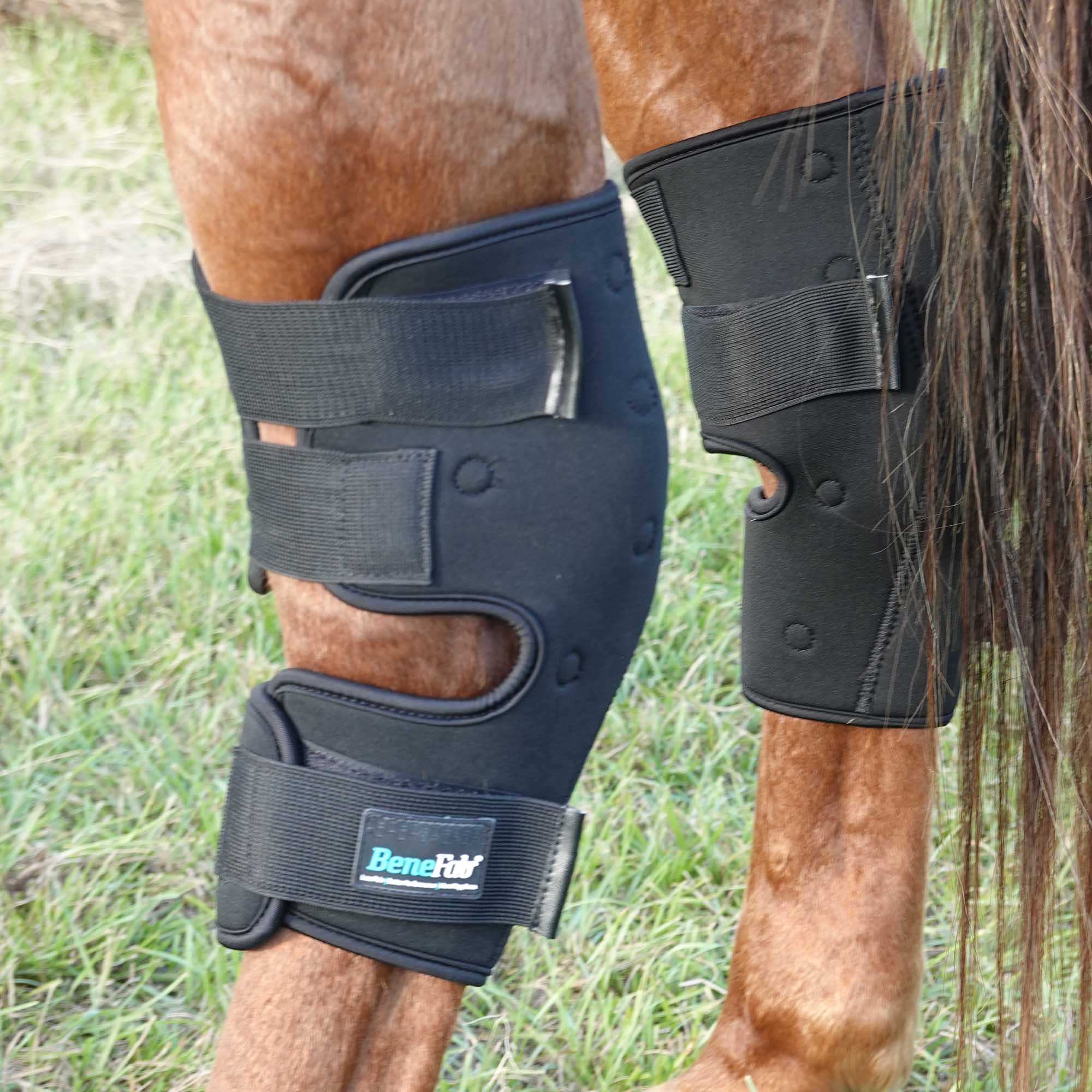 BeneFab Rejuvante Smart Hock Boots, Black - Healthber