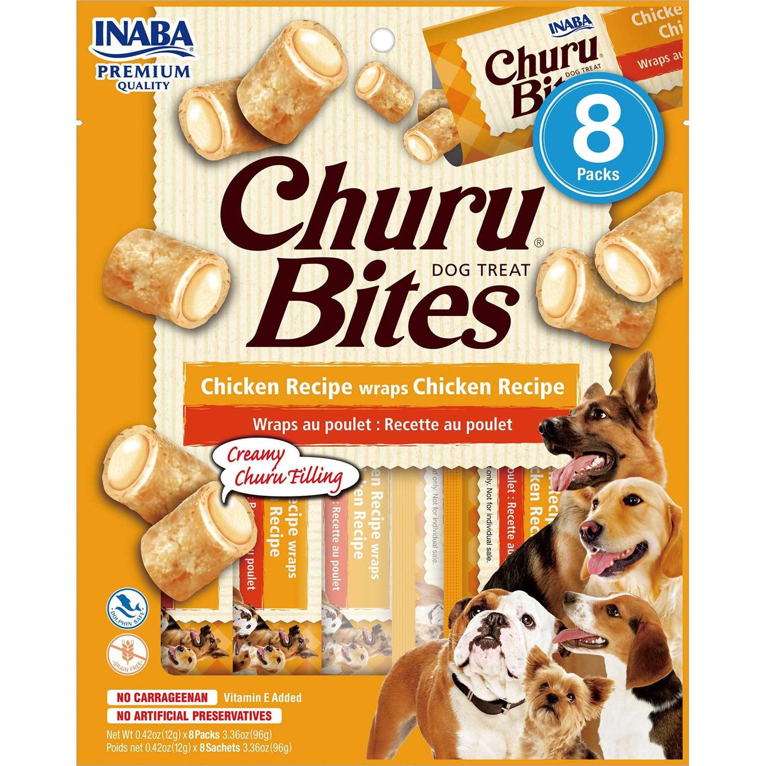 Inaba Churu Bites Dog Treat Chicken Recipe Wraps Chicken Recipe - Healthber