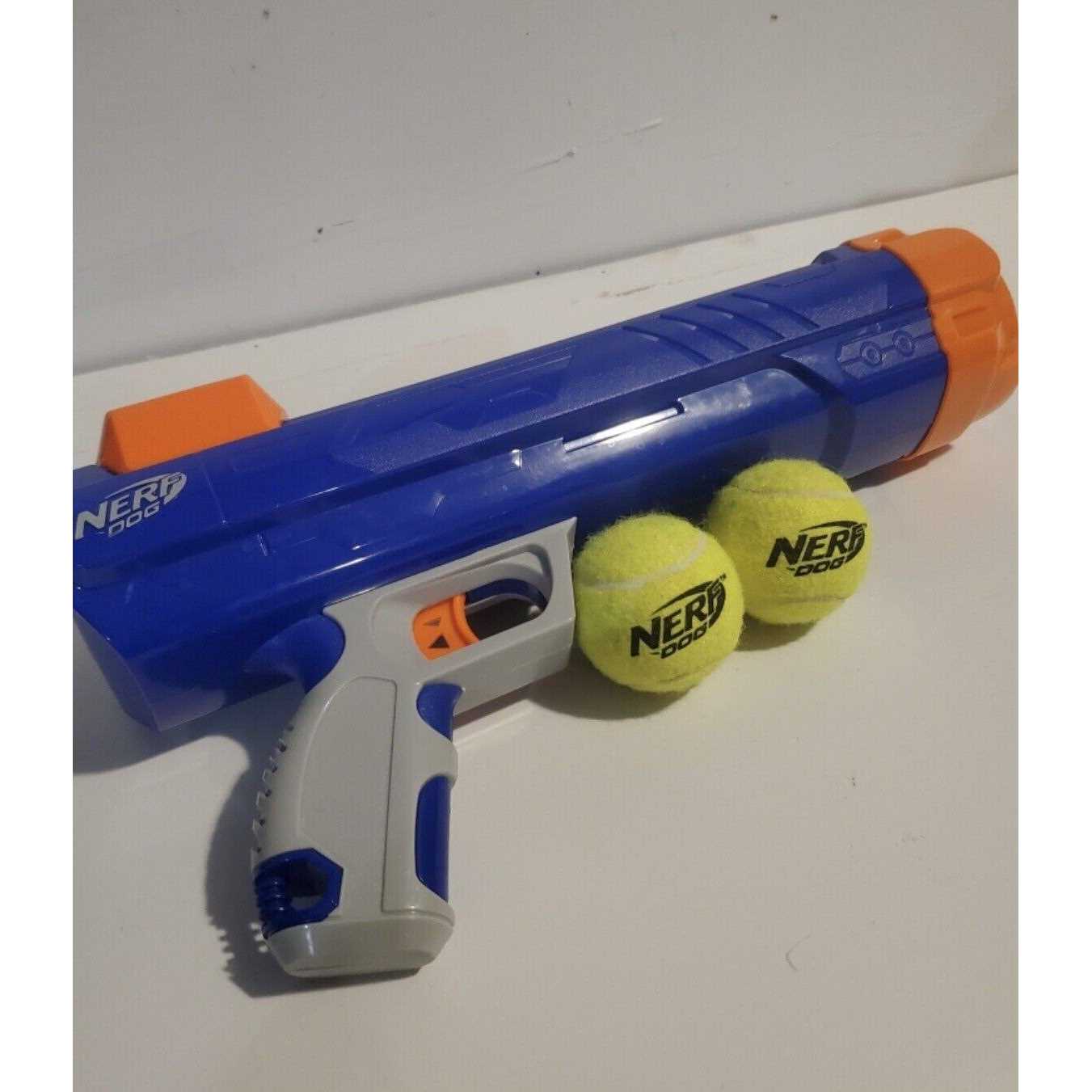 Nerf Dog 16” Tennis Ball Blaster Dog Toy with 4 Balls - Healthber