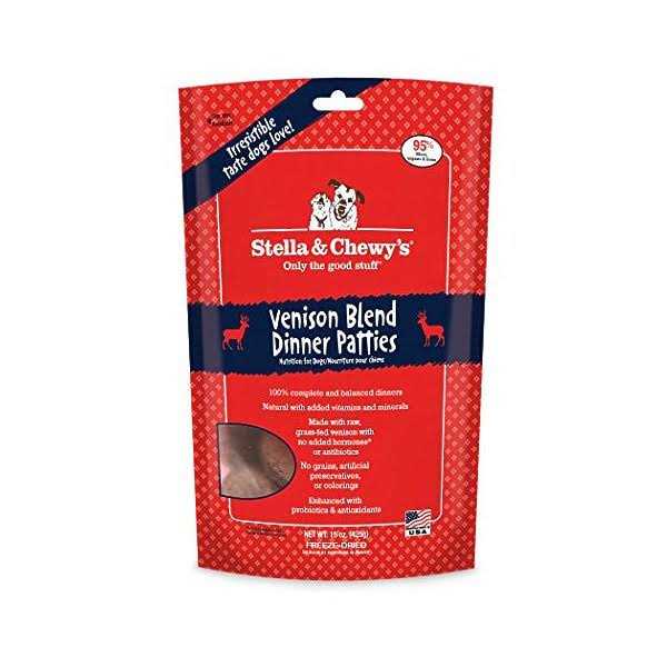 Stella & Chewy’s Dog Freeze Dried Food Dinner Patties Venison Blend - Healthber