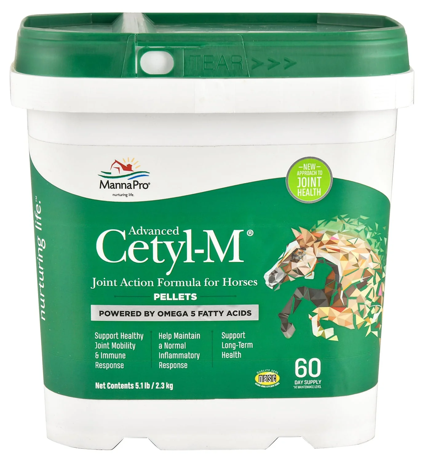 Advanced Cetyl M Pellets for Horses - Healthber