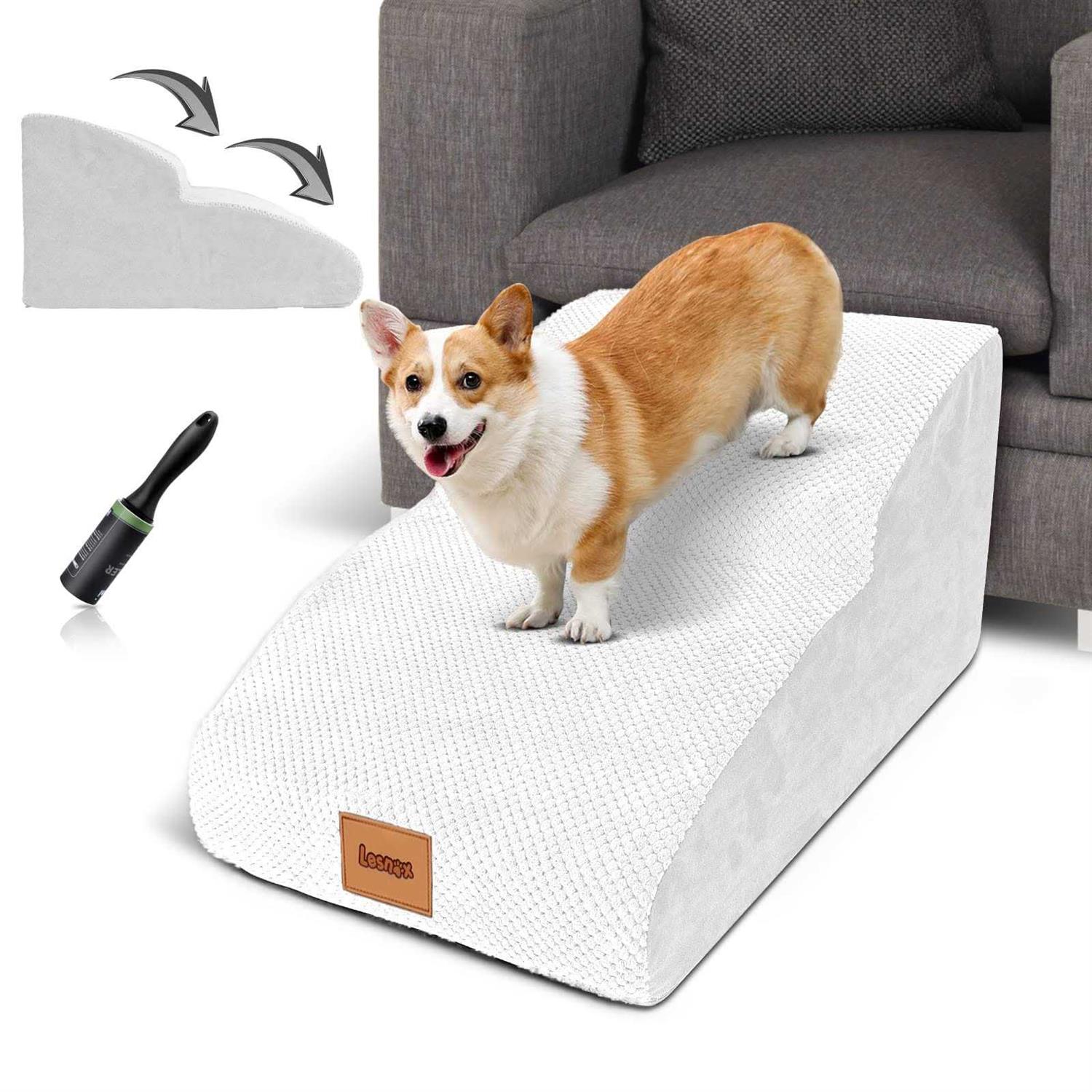 petpetssmart Extended Dog Stairs 2-Step 30D Foam Pet Stairs/Steps with Waterproof Cover - Healthber