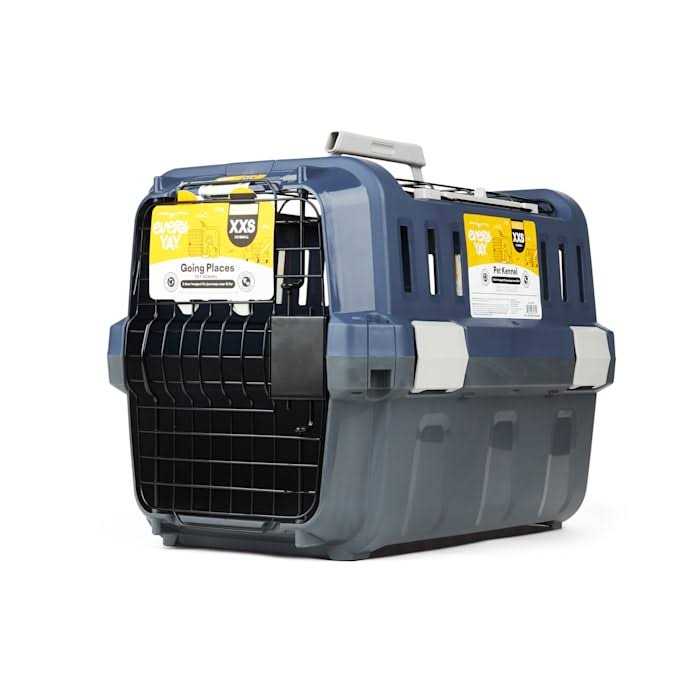 EveryYay Going Places Grey 2-Door Pet Kennel - Healthber