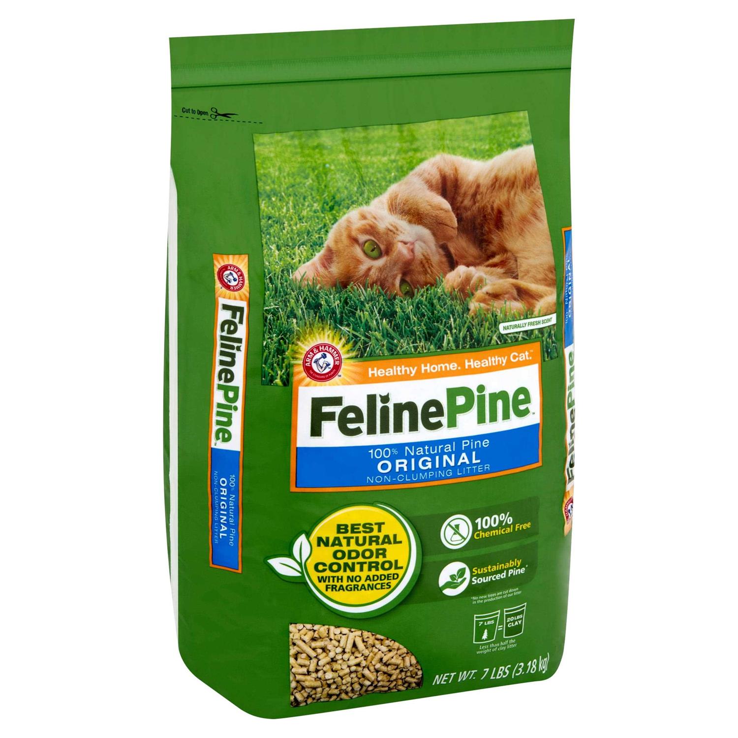 Feline Pine Cat Litter Original - Healthber