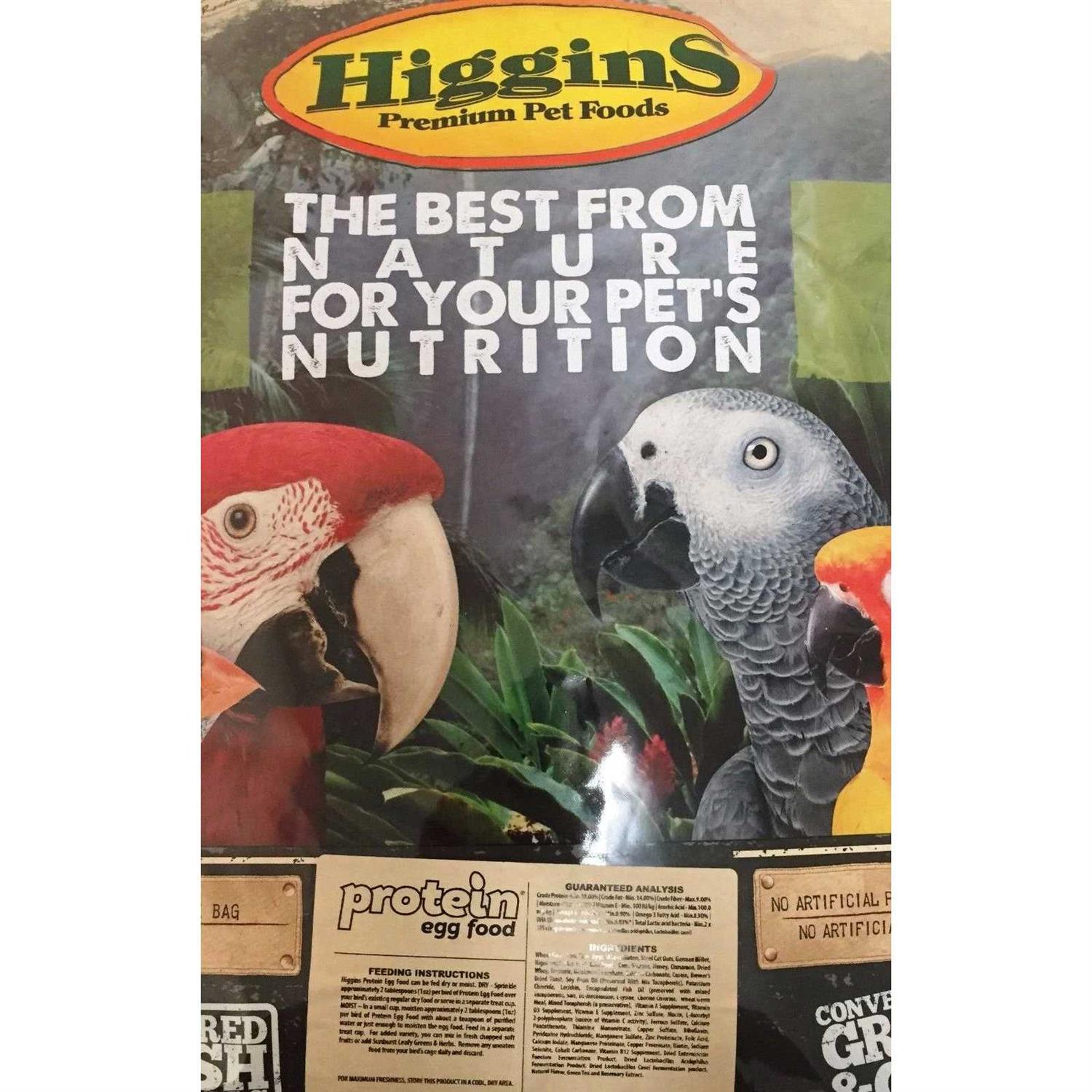 Higgins Protein Egg Food - Healthber