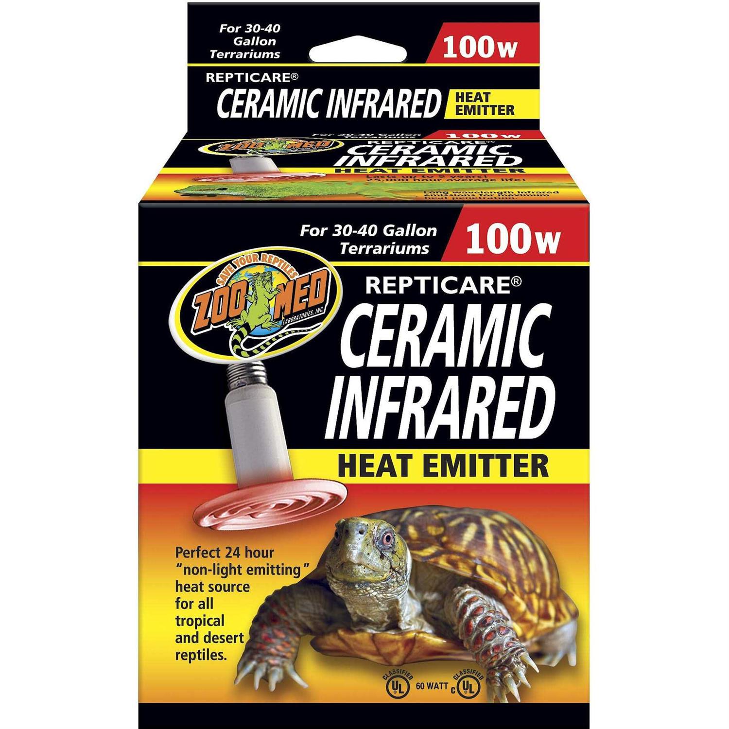Zoo Med ReptiCare Ceramic Infrared Heat Emitter - Healthber