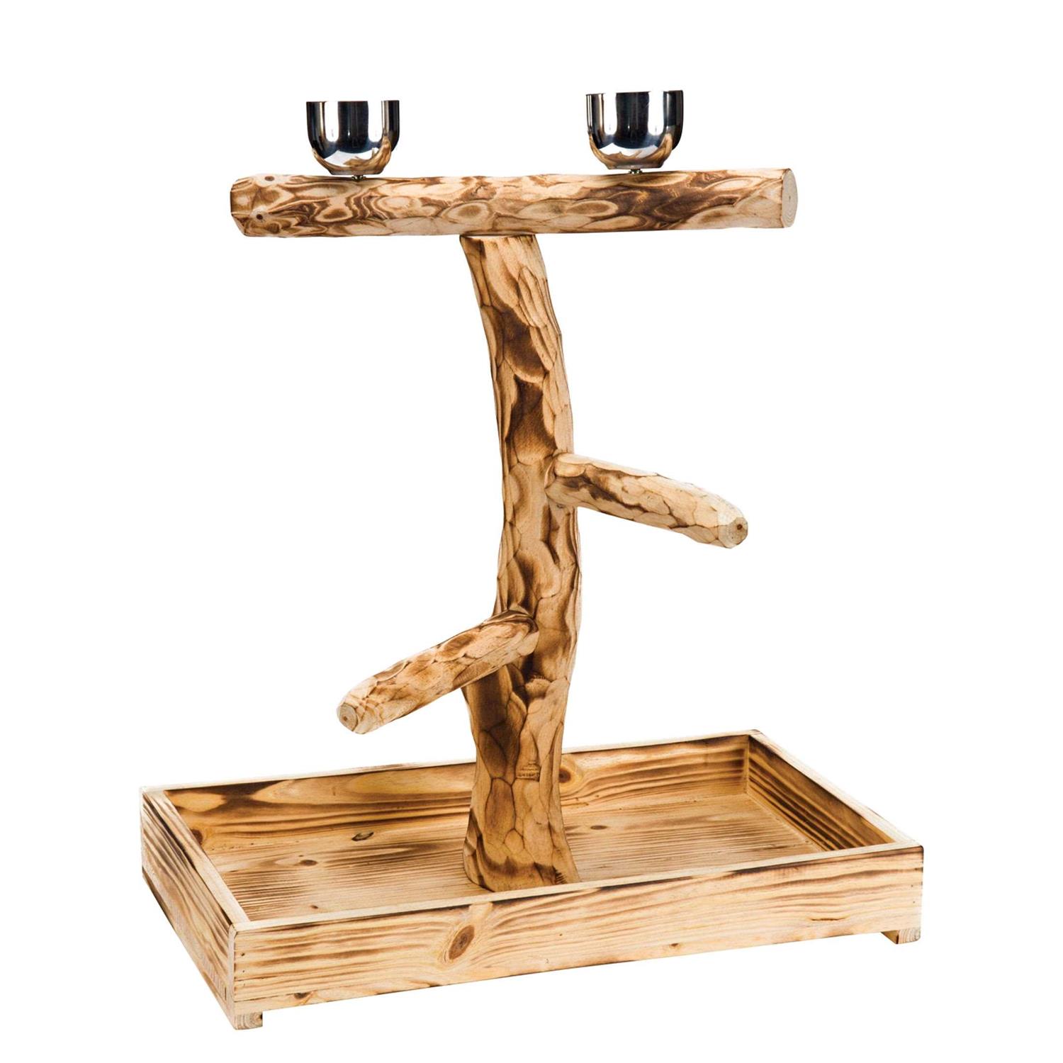 Penn Plax Bird Life Natural Wood Tree Perch - Healthber