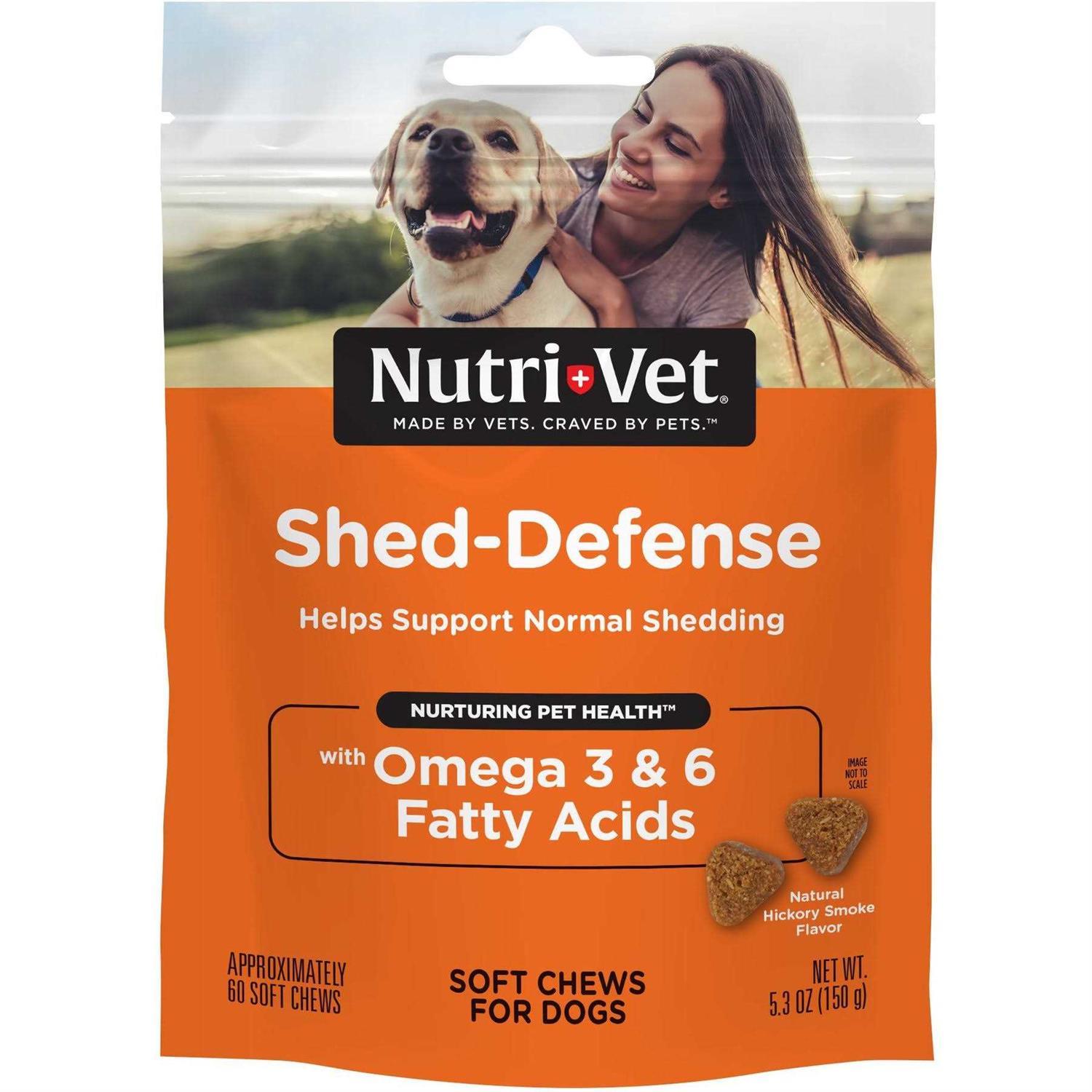 Nutri-Vet Shed Defense Soft Chews for Dogs - Healthber