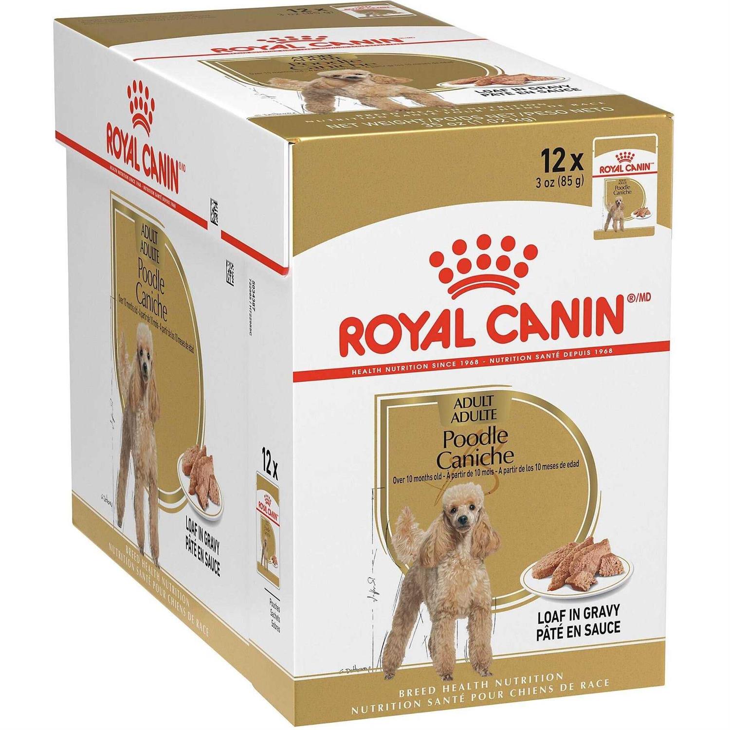 Royal Canin Breed Health Nutrition Poodle Loaf in Gravy Pouch Dog Food - Healthber