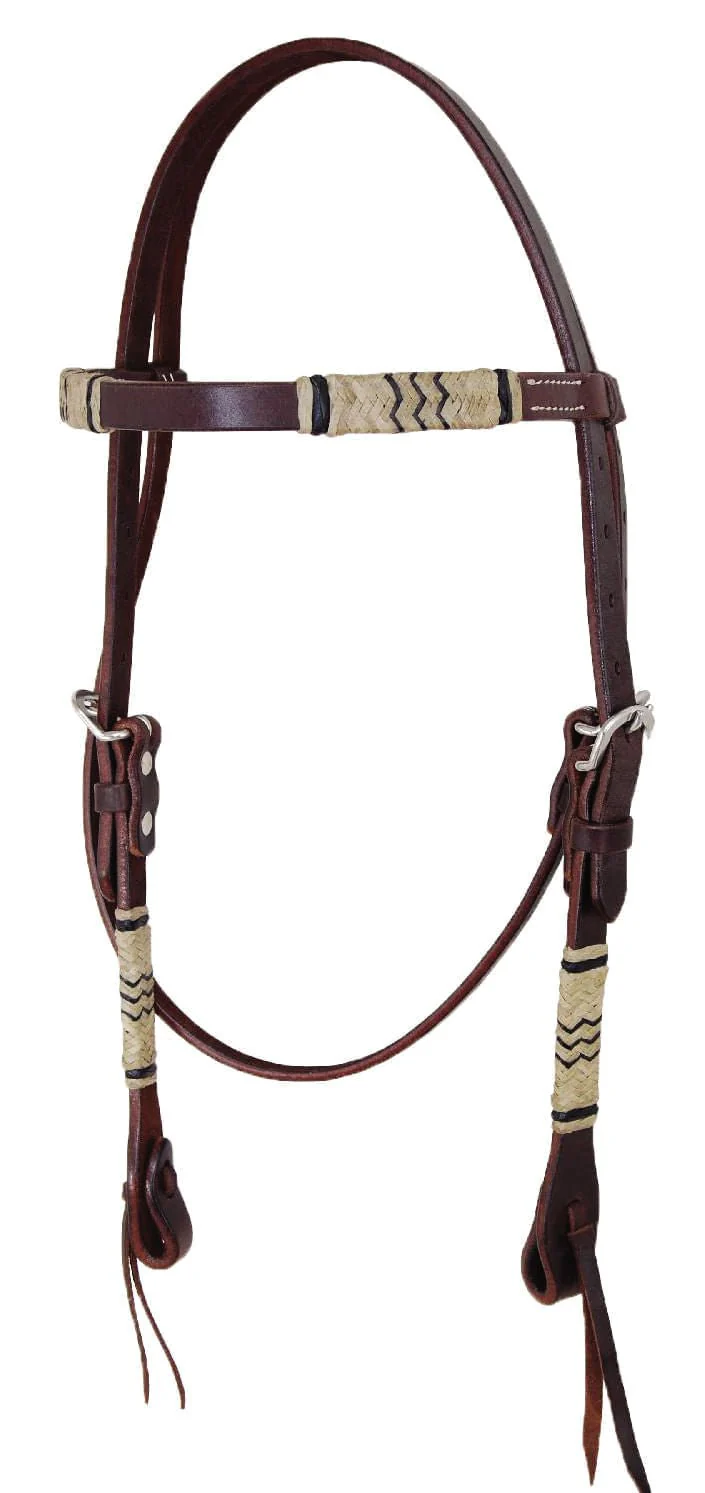 Rawhide Braided Browband Headstall - Healthber