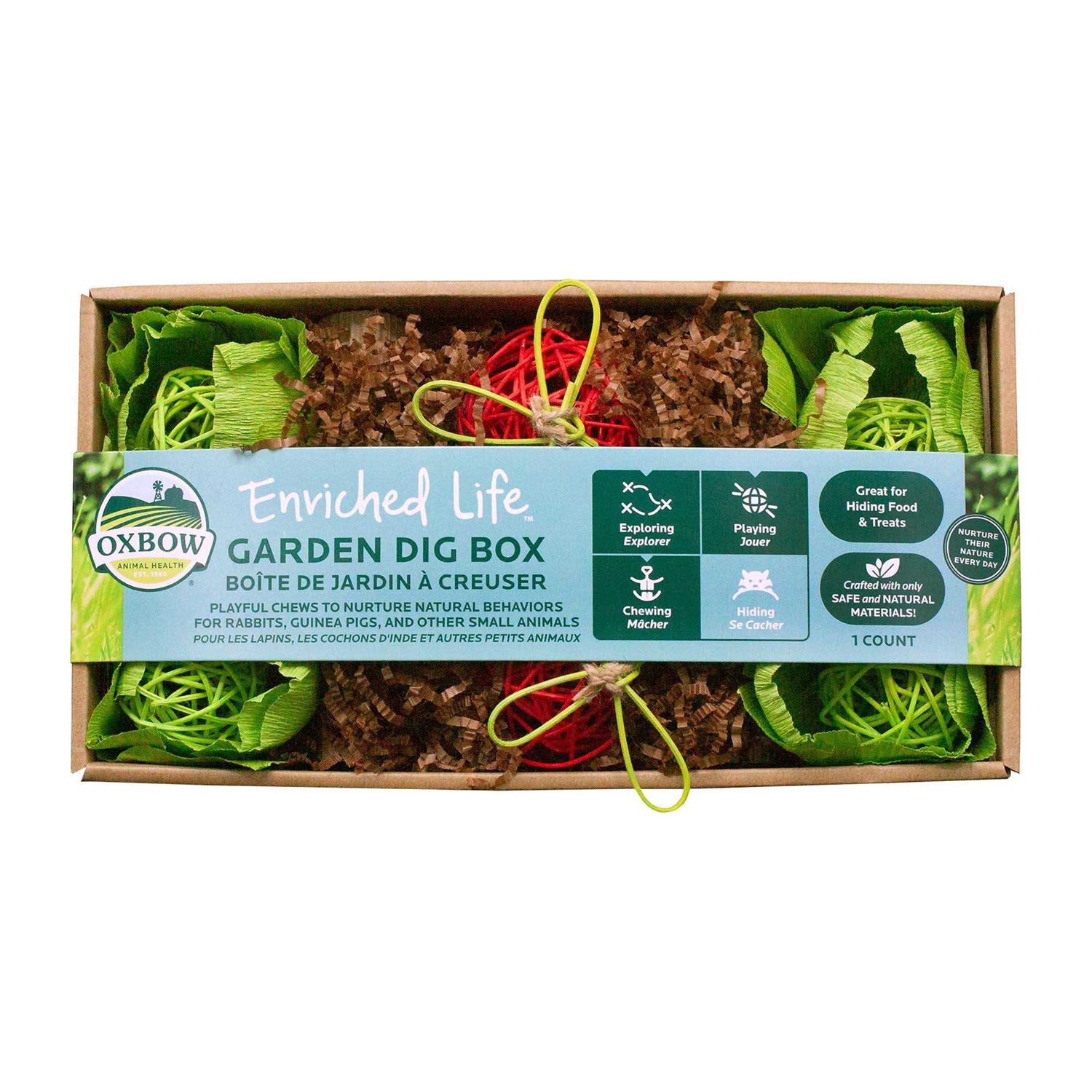 Oxbow Enriched Life Garden Dig Box - Healthber